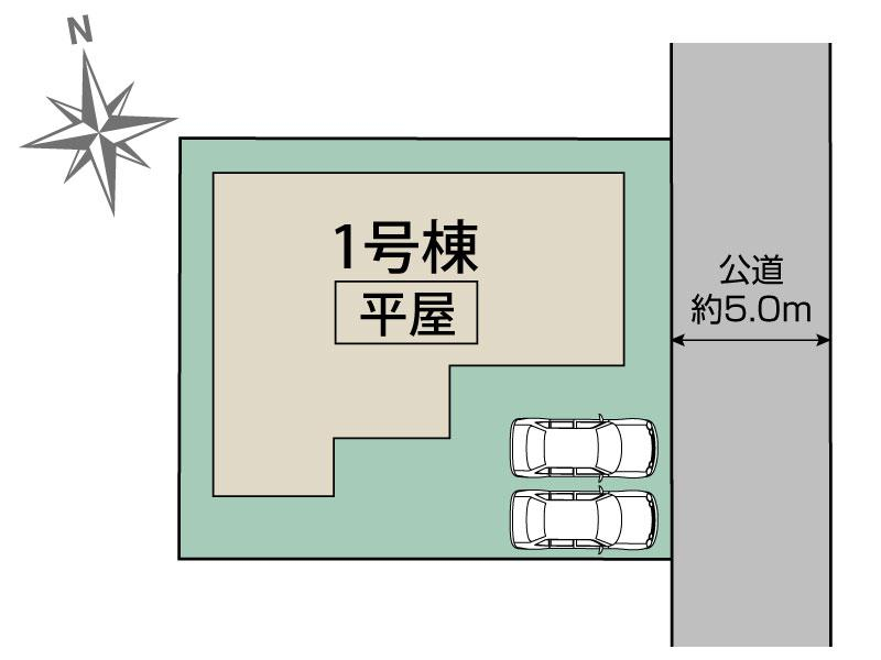 ブルーミングガーデン鳩山町鳩ケ丘５丁目１棟の見取り図