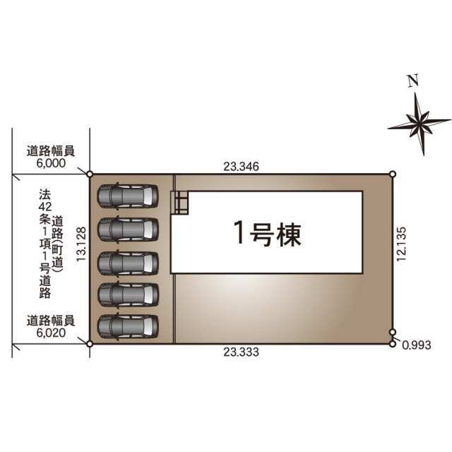 クレイドルガーデン三股町五本松 第1の見取り図