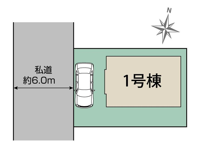 ブルーミングガーデン所沢市若松町１棟の見取り図