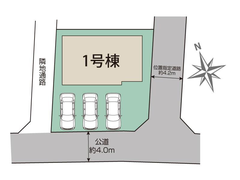 ブルーミングガーデン深谷市東方１棟の見取り図