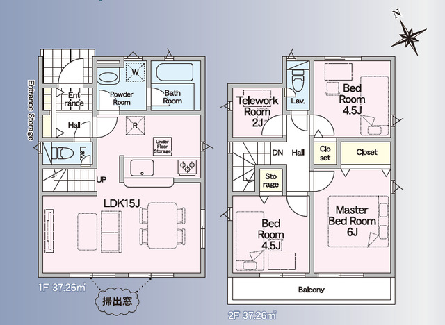 クレイドルガーデン福岡市東区青葉 第12の見取り図