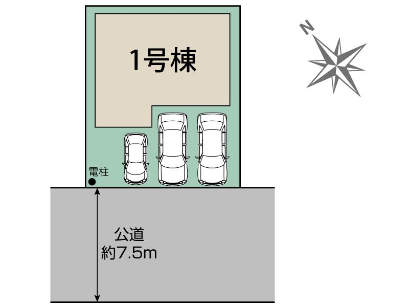 ブルーミングガーデン浜松市中央区高丘東２丁目１棟の見取り図