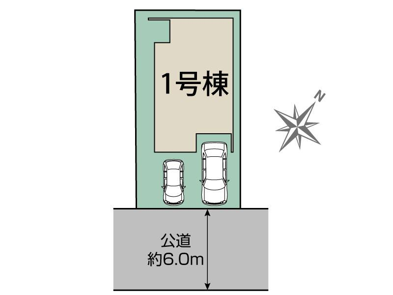 ブルーミングガーデン相模原市南区大野台３丁目　１棟の見取り図