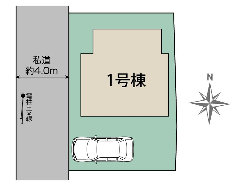 ブルーミングガーデン西東京市泉町３丁目１棟の見取り図