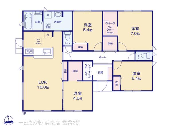 リーブルガーデン磐田福田第２期の見取り図