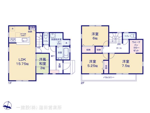 リーブルガーデン大宮区三橋第３の見取り図