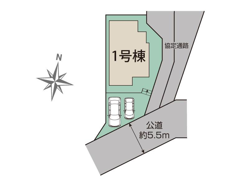 ブルーミングガーデン千葉市花見川区横戸町２期の見取り図