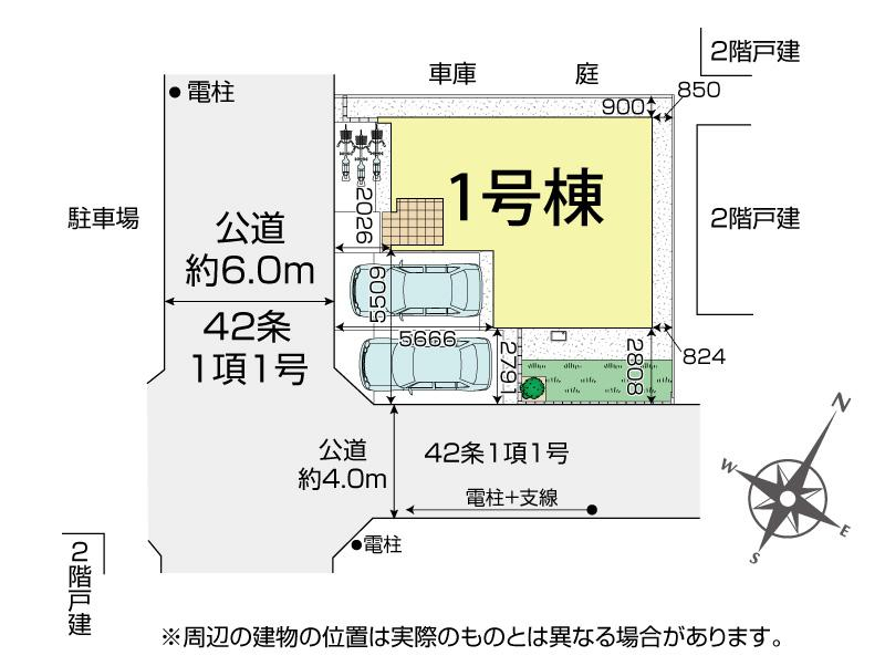 ブルーミングガーデン桶川市下日出谷１棟の見取り図
