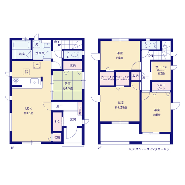 グラファーレ4236仙台市南光台１７期２棟の見取り図