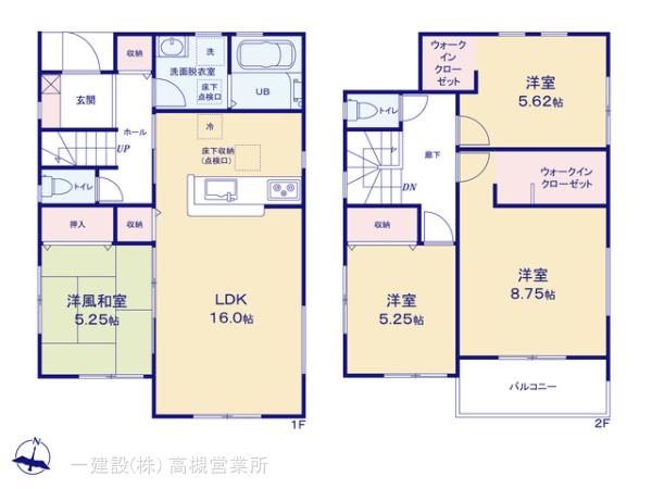 リーブルガーデン和泉市伏屋町6期の見取り図