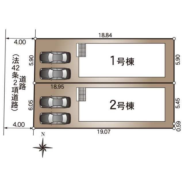 クレイドルガーデン東大阪市大蓮南 第3の見取り図