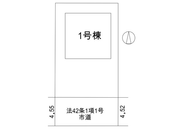 リナージュ四日市三重６丁目　第１期の見取り図