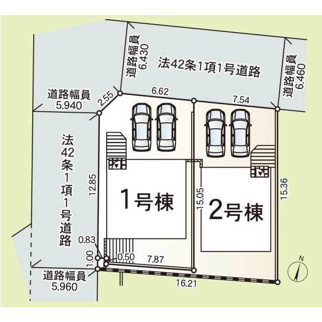 クレイドルガーデン海老名市国分寺台 第15の見取り図