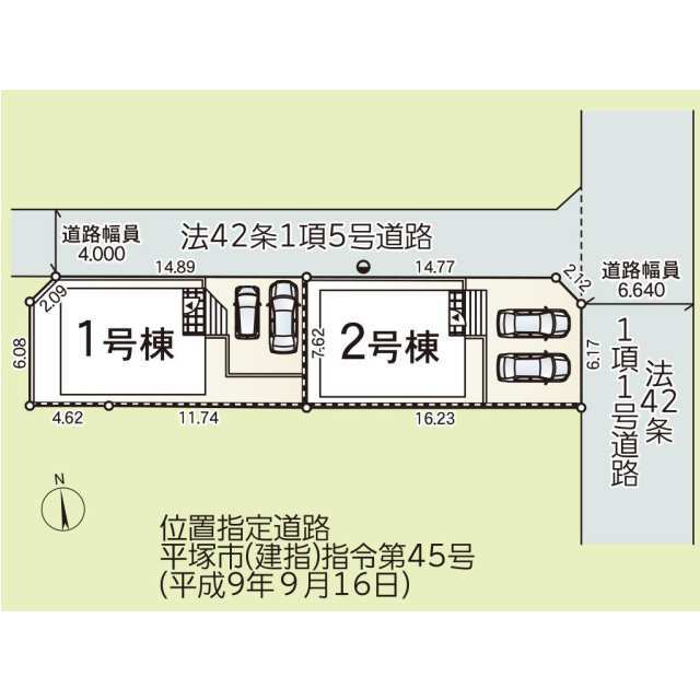 クレイドルガーデン平塚市南豊田 第5の見取り図