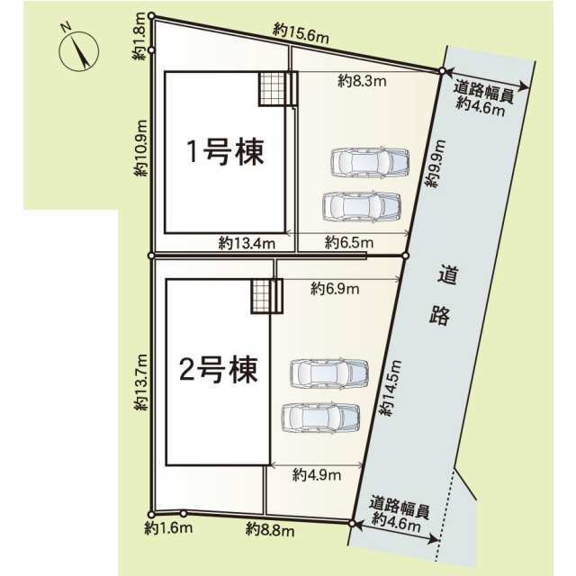 クレイドルガーデン鈴鹿市若松北 第1の見取り図