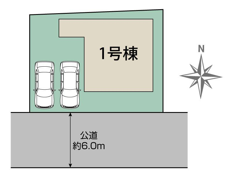 ブルーミングガーデン札幌市西区発寒１２条５丁目１棟の見取り図