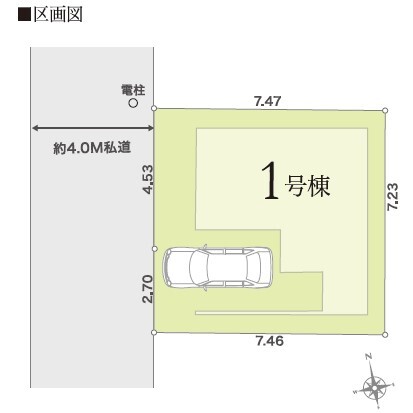 リナージュ松戸上矢切　第１期の見取り図