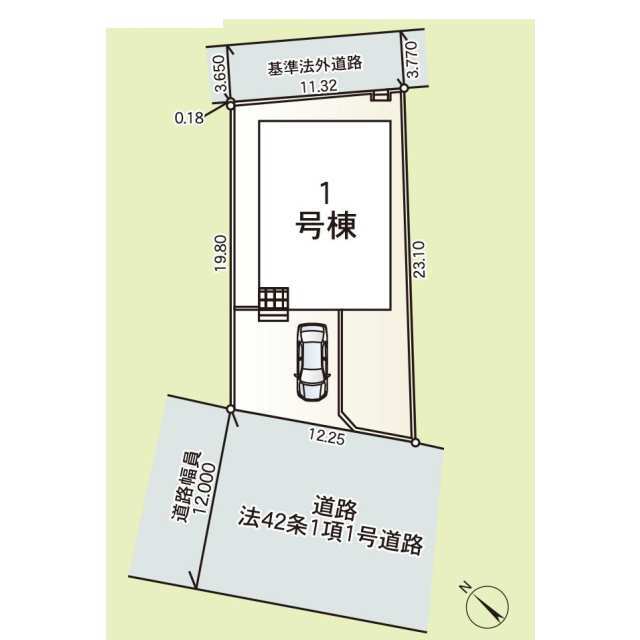 クレイドルガーデン蓮田市黒浜 第10の見取り図