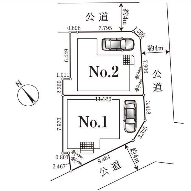 クレイドルガーデン志木市本町 第8の見取り図