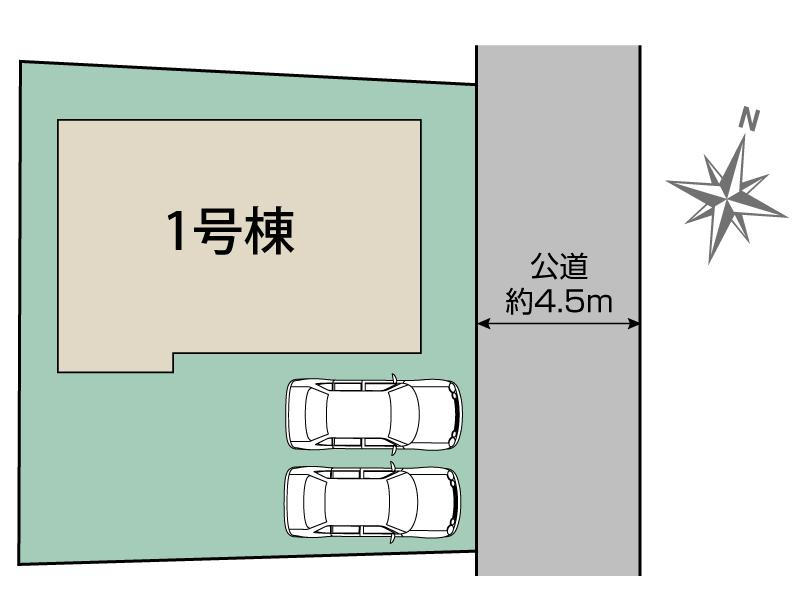 ブルーミングガーデン川崎市麻生区上麻生７丁目１棟の見取り図