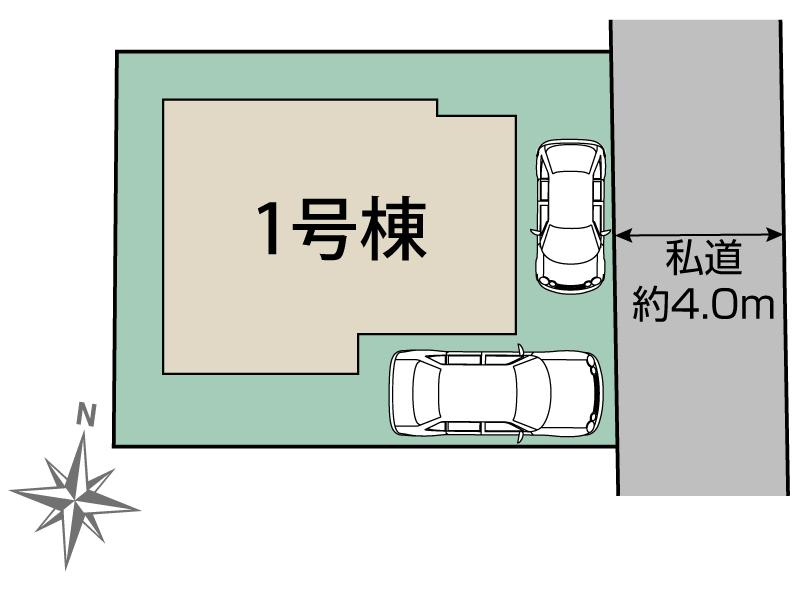 ブルーミングガーデン練馬区大泉学園町６丁目３期１棟の見取り図