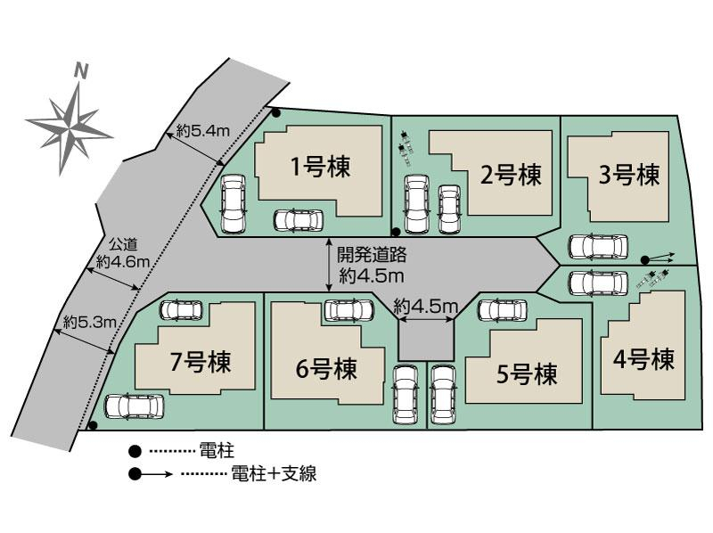 ブルーミングガーデン東京都あきる野市引田７棟の見取り図