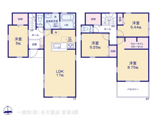 リーブルガーデン中川区三ツ屋町の見取り図
