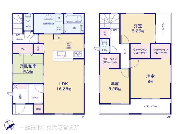 リーブルガーデン熊取町野田２丁目の見取り図