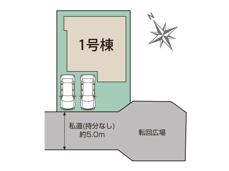 ブルーミングガーデン柏市大井１棟の見取り図