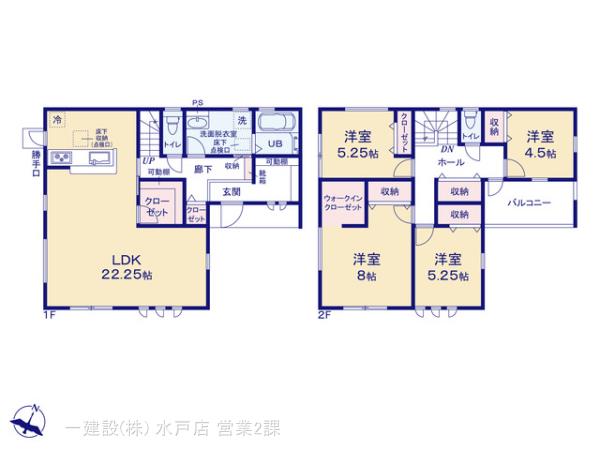 リーブルガーデン水戸見川１２期の見取り図