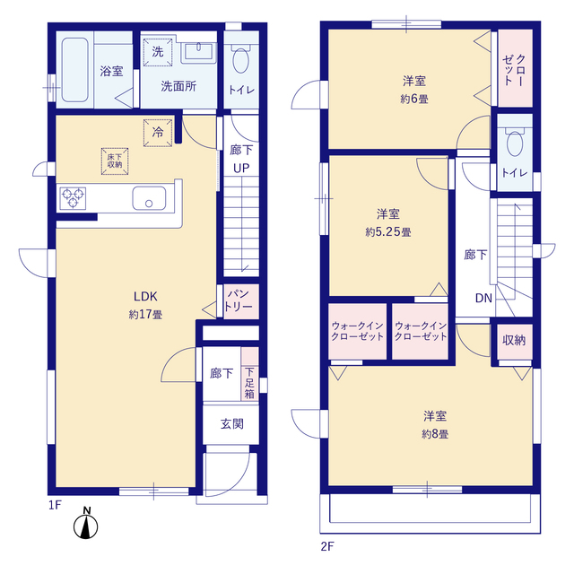 グラファーレ4213横浜市釜利谷南６期１棟の見取り図
