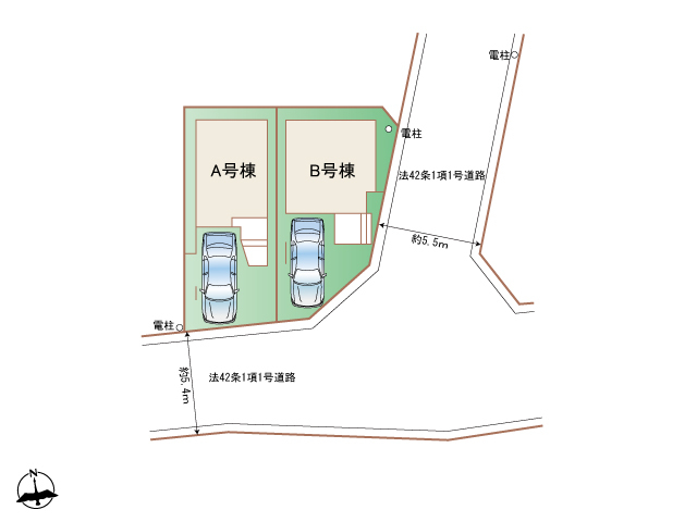 ハートフルタウン港北区小机町の見取り図