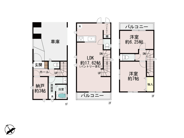 ハートフルタウン藤沢市本町3丁目1816番の見取り図