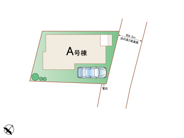 ハートフルタウン座間市広野台1丁目5056番の見取り図