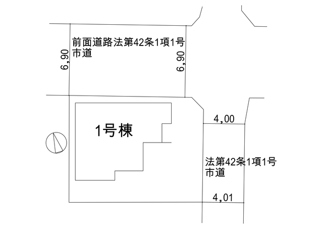 リナージュ四日市小杉町　第１期の見取り図