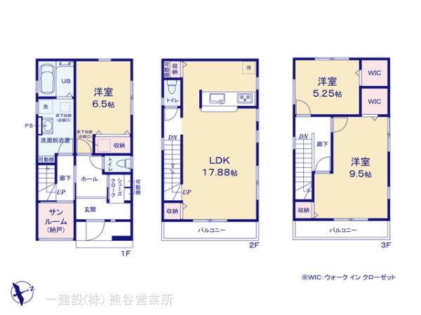 リーブルガーデン熊谷河原町第４の見取り図
