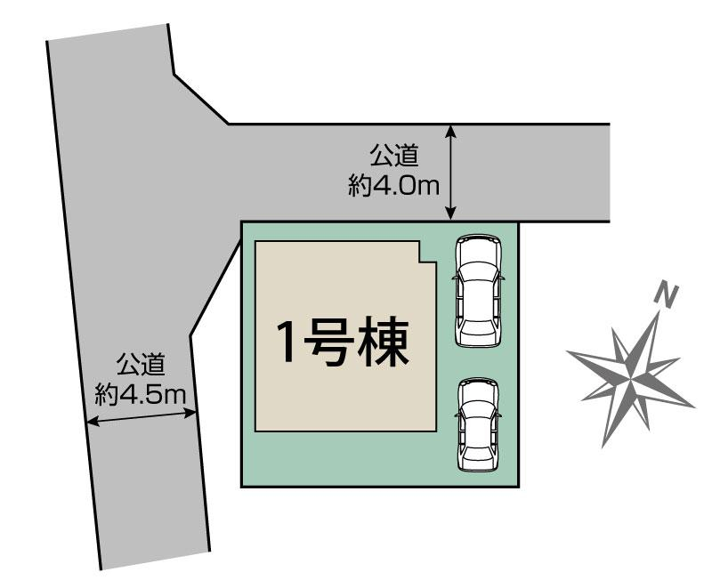 ブルーミングガーデン平塚市桜ケ丘１棟の見取り図