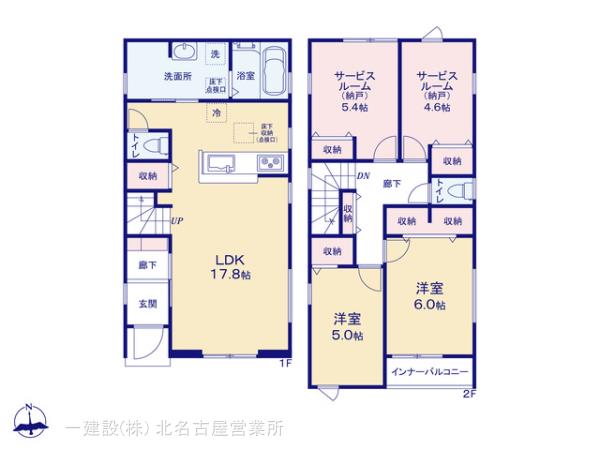リーブルガーデン小牧市第１外堀の見取り図