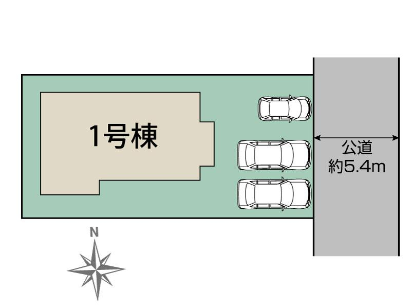 ブルーミングガーデン仙台市泉区南光台４丁目１棟の見取り図