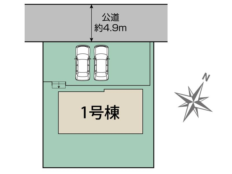ブルーミングガーデン富谷市東向陽台２丁目２期１棟の見取り図