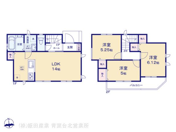 ハートフルタウン町田市常磐町3565番の見取り図