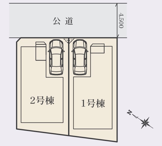 リナージュ茅ヶ崎甘沼　第１期の見取り図