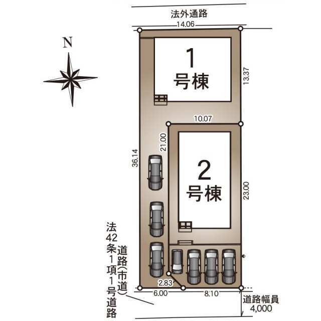 クレイドルガーデン宮崎市熊野 第4の見取り図