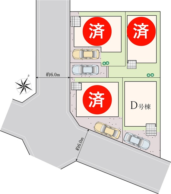 ハートフルタウン日野神明2期の見取り図