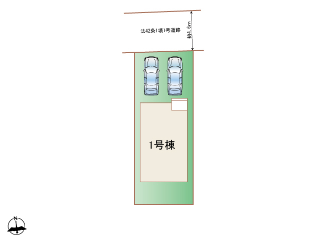 ハートフルタウン(東)北名古屋市熊之庄山の前の見取り図