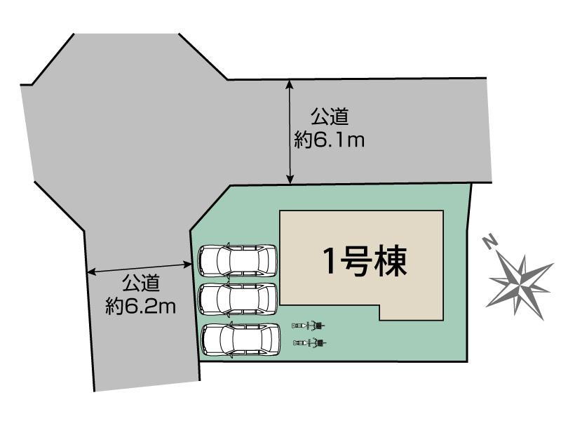 ブルーミングガーデン広島市西区己斐上２丁目１棟の見取り図