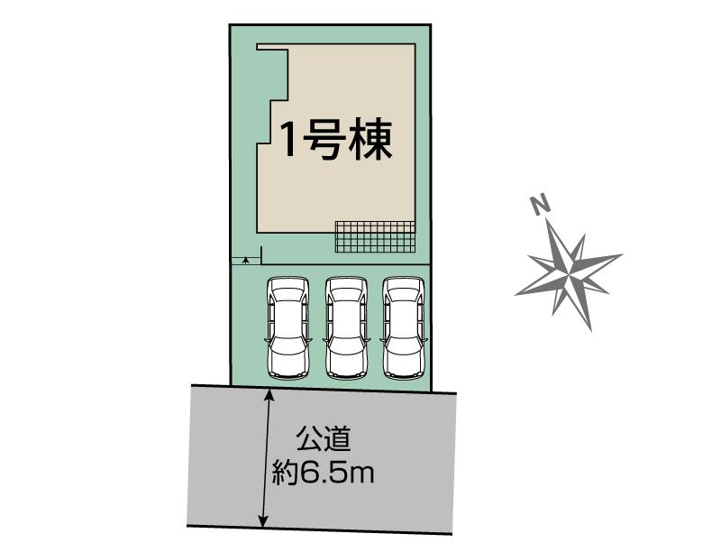 ブルーミングガーデン豊田市青木町２丁目２期１棟の見取り図