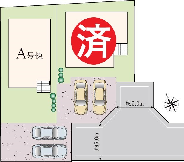 ハートフルタウン八王子楢原町20期の見取り図