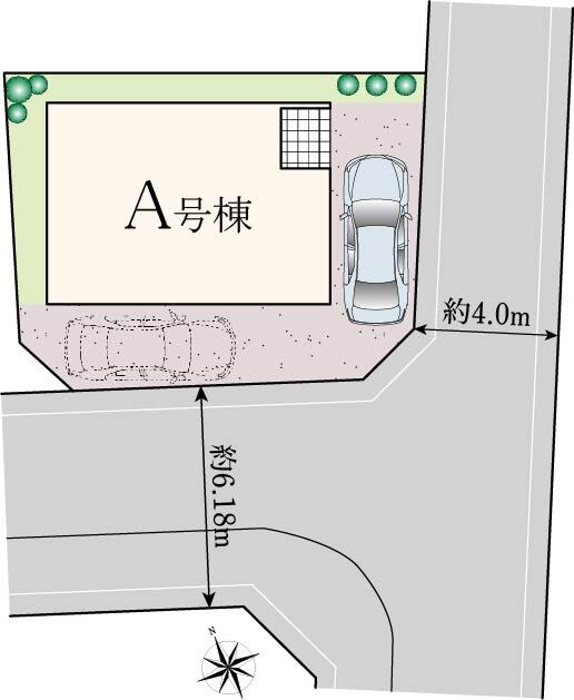 ハートフルタウン富士見町3丁目2番の見取り図