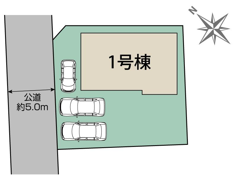 ブルーミングガーデン千葉市稲毛区長沼町１棟の見取り図
